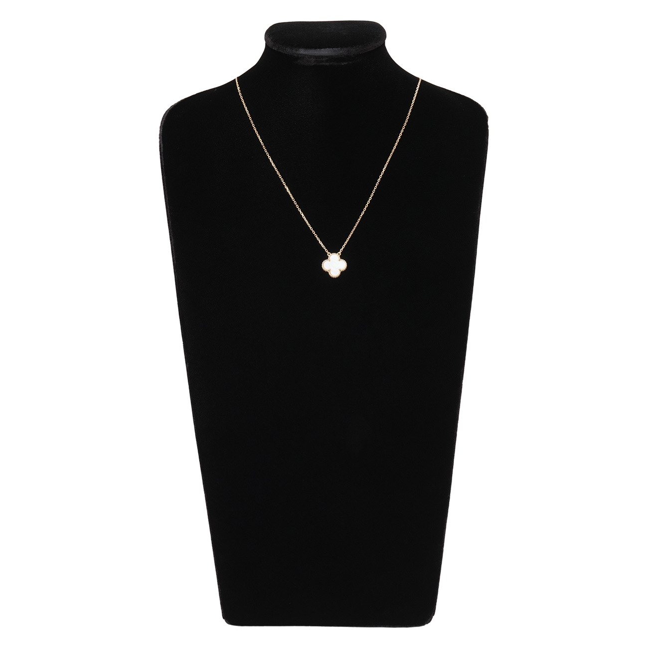 VAN CLEEF & ARPELS(USED)반클리프아펠 빈티지 알함브라 네크리스 자개